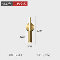 minimalist adjustable wall light for reading modern design
