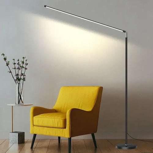 Minimalist super bright LED floor lamp for reading - vue 2 sur 18