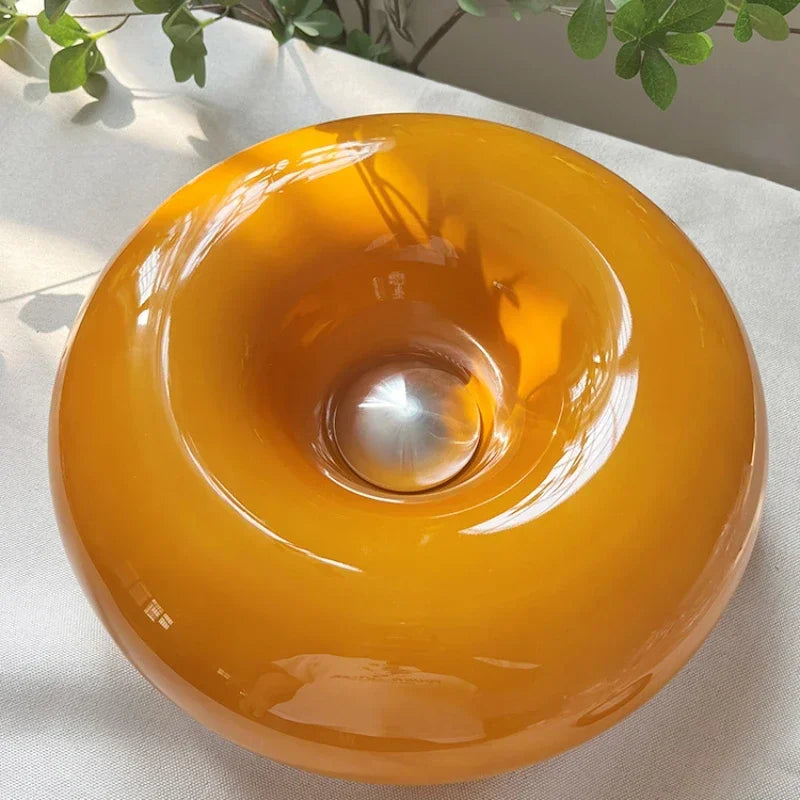 Bauhaus retro donut wall lamp for living room atmosphere