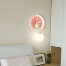 Creative cartoon bear cloud bedside lamp for children