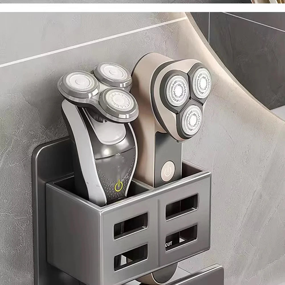 Multifunctional toothbrush holder for bathroom storage - vue 2 sur 8