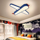Helicopter ceiling light for modern and cosy children's room
