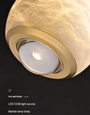 Modern marble chandelier for elegant interior decor