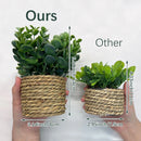artificial plants decorative eucalyptus flowers in pot 17 cm