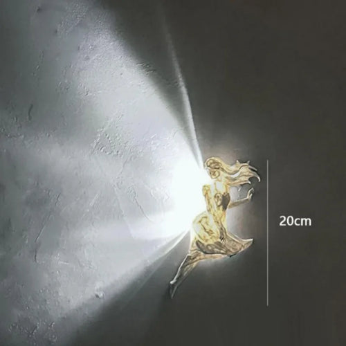 Creative LED wall light owl eagle decorative lamp for home - vue 13 sur 13