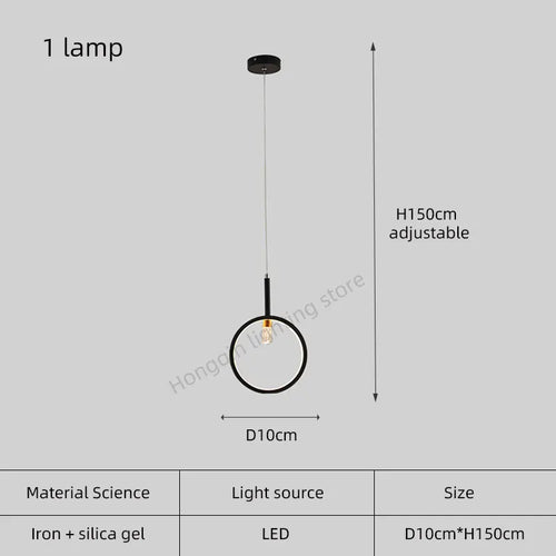 Simple modern trapezoid chandelier for interior decoration - vue 9 sur 12