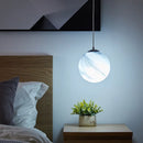 Planet earth pendant light for children's room astronaut decorative star