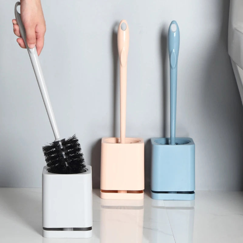 hanging silicone cleaning brush holder set