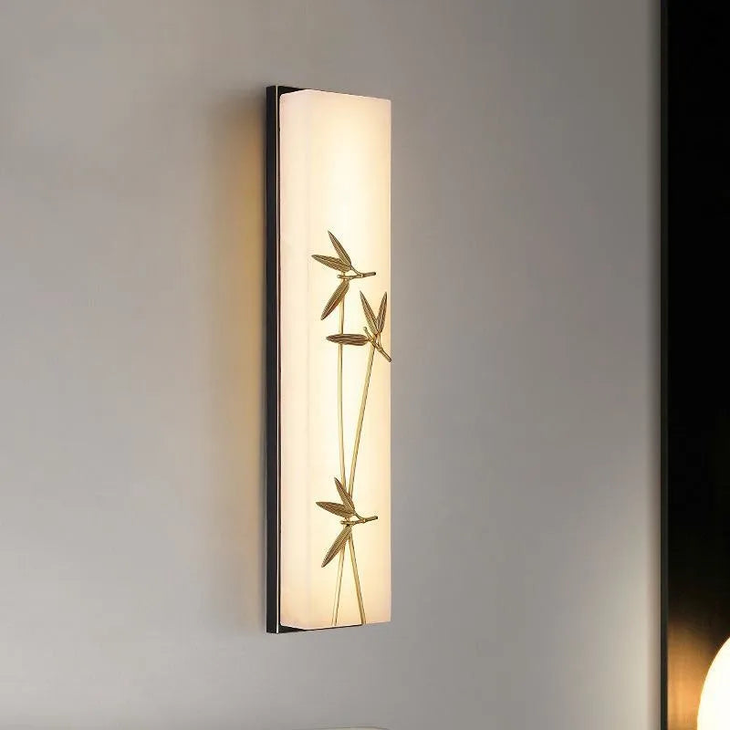 Vintage marble LED wall light for outdoor garden and courtyard