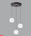 Modern acrylic ball pendant light for restaurant and bar