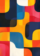 Decorative abstract painting for aesthetic wall art
