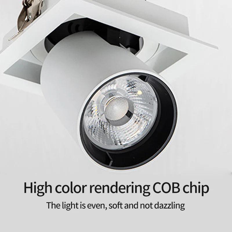 Modern and minimalist LED ceiling lights for commercial and domestic spaces - vue 3 sur 8