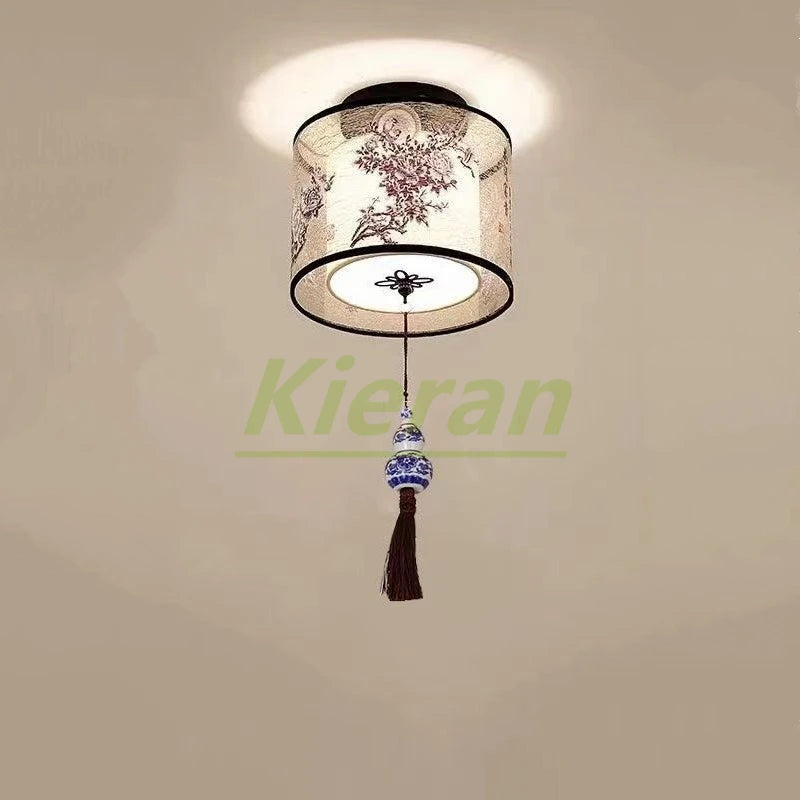 Modern lotus bird LED ceiling light for hotel decoration - vue 29 sur 30