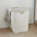 large capacity foldable storage basket with handle