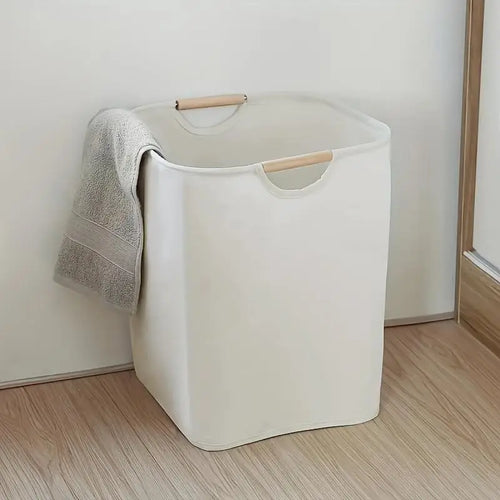 large capacity foldable storage basket with handle - vue 2 sur 9