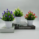 Artificial bonsai flower in pot for indoor and outdoor decoration