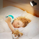 Rechargeable LED wall light with 360° rotating touch remote control