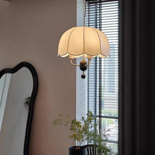 French luxury fabric chandelier for interior decoration - vue 2 sur 9