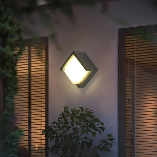 applique murale extérieure étanche à led pour jardin - vue 6 sur 6