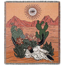 Pastoral style scenic throw for sofa and living room