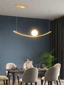 Creative dragon ball restaurant chandelier, simple luxury