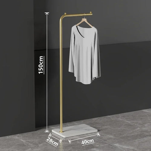 lightweight and modern Nordic clothes rack for stylish storage - vue 27 sur 41