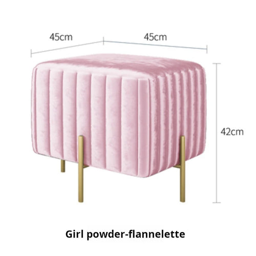 Nordic creative multifunctional velvet bench for living room and bedroom - vue 11 sur 16