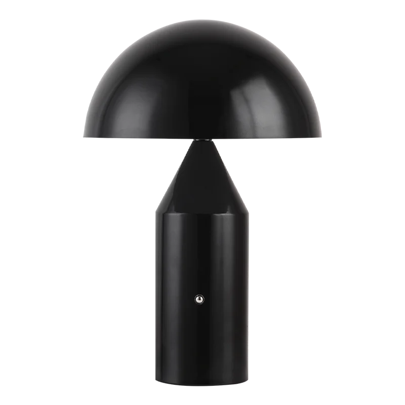 Portable mushroom LED table lamp with rechargeable touch switch night light for dining room, bedroom, and bedside