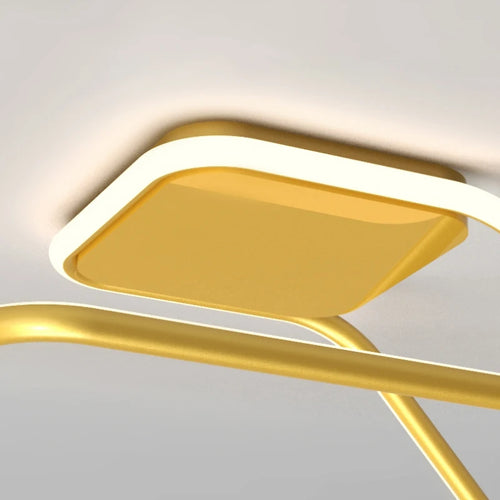 Adjustable modern ceiling light with remote control for interior decor - vue 7 sur 16