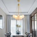 Modern glass ball LED pendant chandelier nordic suspended