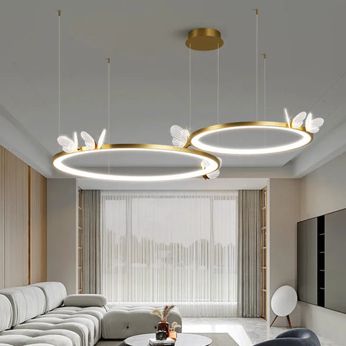 Acrylic designer pendant light for modern luxury decor - vue 4 sur 21