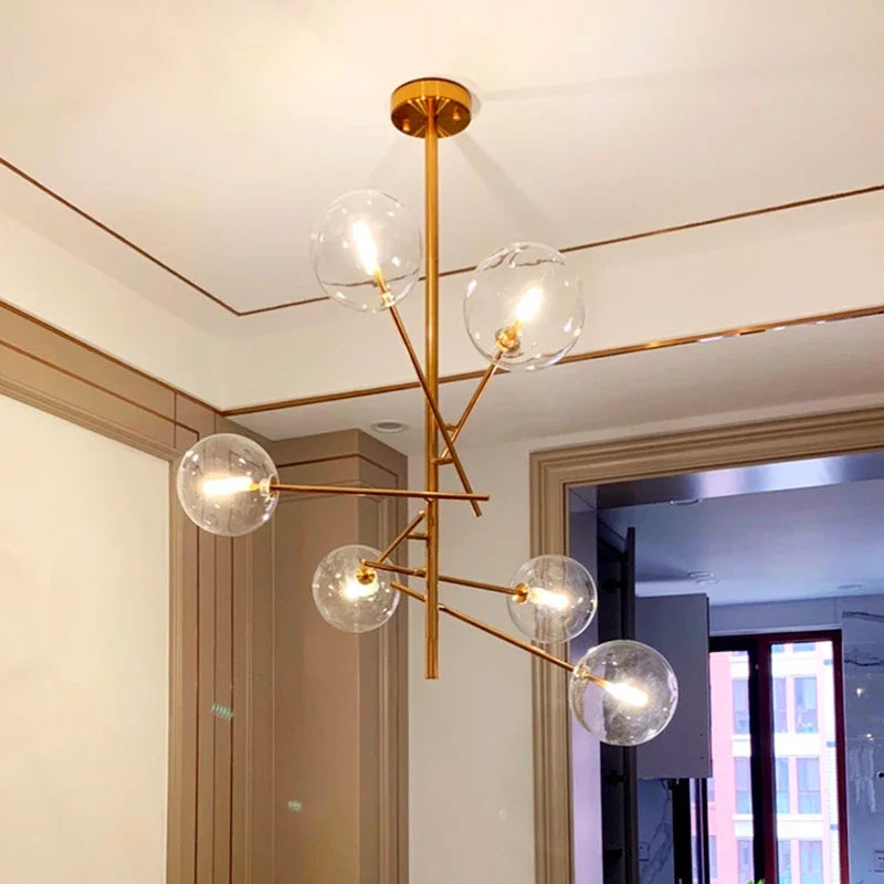 Modern glass pendant light for creative and elegant décor