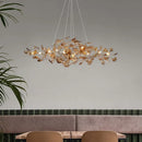 Artpad Nordic romantic chandelier with acrylic leaves for the home