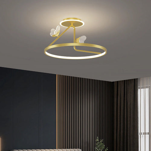 Modern LED ceiling light for decorative indoor lighting - vue 2 sur 10