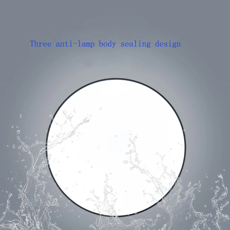 Modern LED ceiling chandelier 48W 36W 24W for bedroom, kitchen, bathroom, dining room lighting - vue 5 sur 10