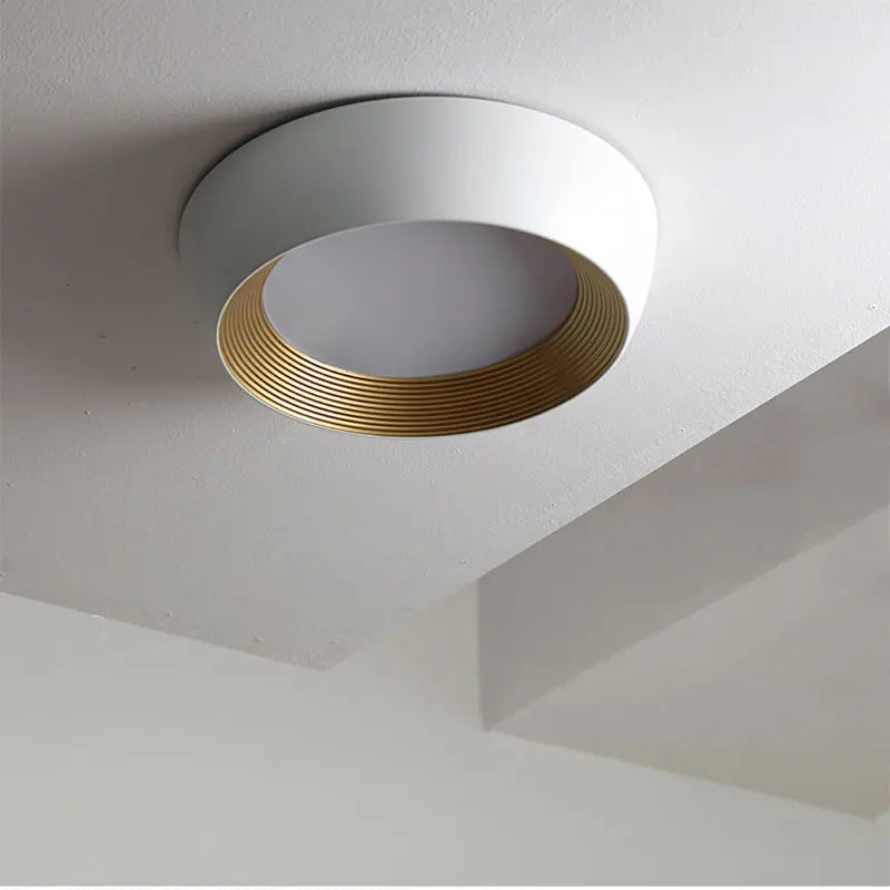 Italian minimalist vortex pattern ceiling light