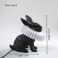 Adorable rabbit LED children's desk lamp