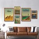 Vintage travel poster for tourism enthusiasts