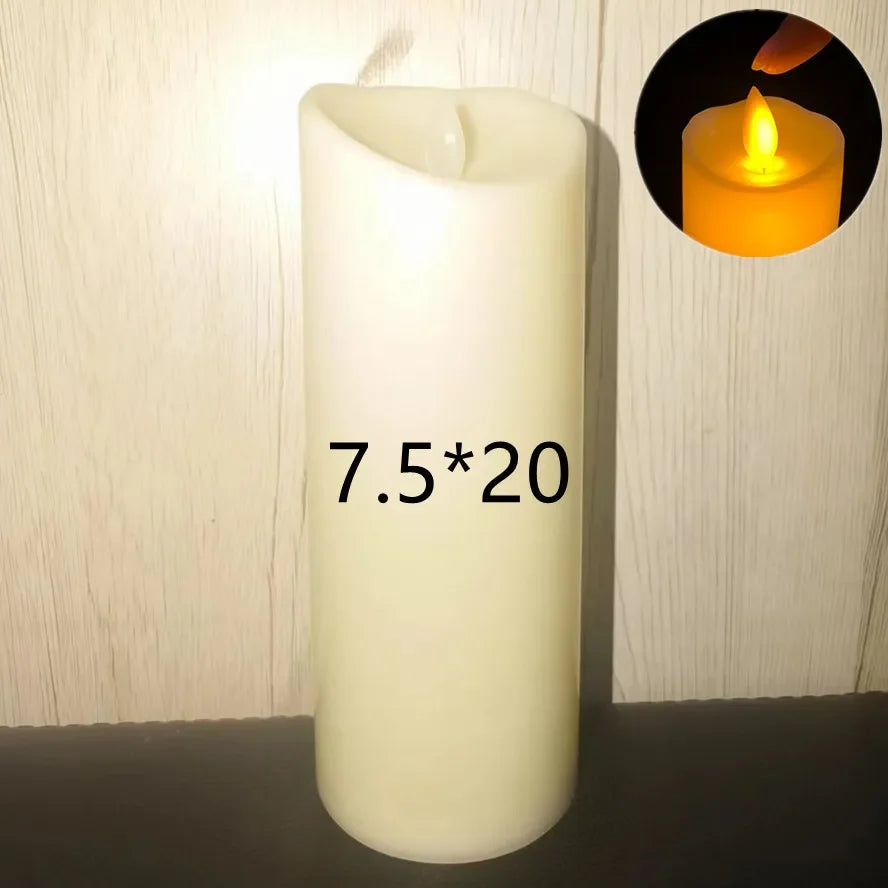 flameless electric candle lamp for wedding and party decorations - vue 13 sur 14