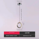 Italian minimalist chandelier for refined and elegant spaces