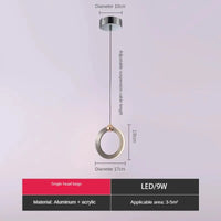 Italian minimalist chandelier for refined and elegant spaces