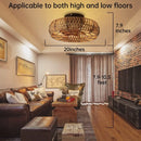 Industrial ceiling light with retro-style light and remote control