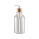 refillable pump bottle for shampoo and shower gel