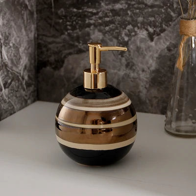 ceramic bottle for lotion and decorative soap
