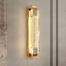 Modern crystal wall light for decorative indoor lighting