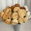 Decorative artificial rose bouquet for weddings and events