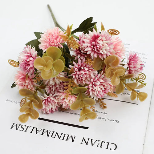 Decorative artificial flower bouquet for home and events - vue 9 sur 25