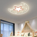 Romantic moon and starry sky ceiling light for children