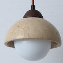 Vintage natural stone pendant chandelier with LED