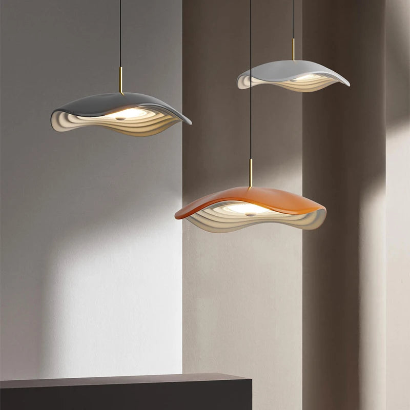 Modern minimalist wabi-sabi art chandelier for creative bar - vue 4 sur 14